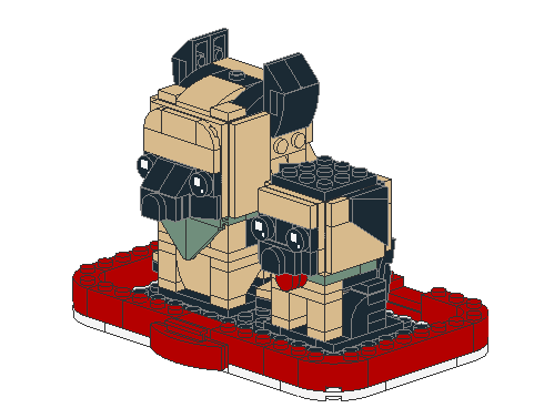 German Shepherd and Puppy