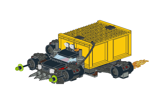 Space Truck Getaway [Container Heist]