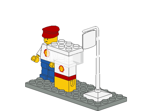 Shell Gas Pump