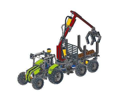 Tractor with Log Loader