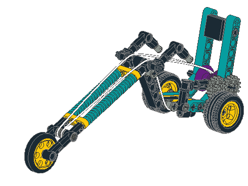 Blast Off Chopper with Bungee Cord Power!