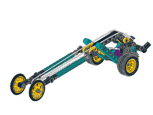 Blast Off Chopper with Bungee Cord Power! - B-Model